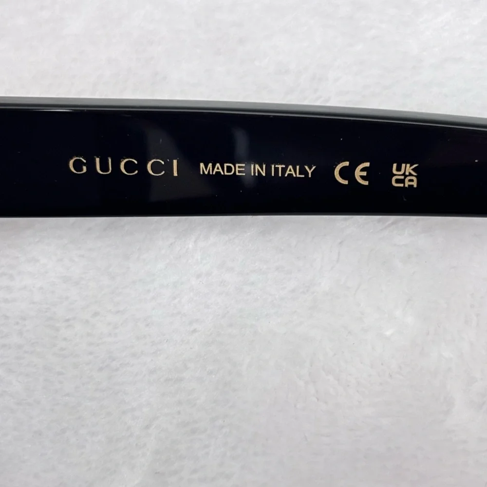 GUCCI GG0029S Black Oversize Square Fashion Sunglasses--NEW - Picture 13 of 15